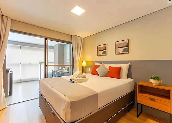 Easy Star - Belo Studio Com Cama Queen No Coracao Do Brooklin - Sc03I
