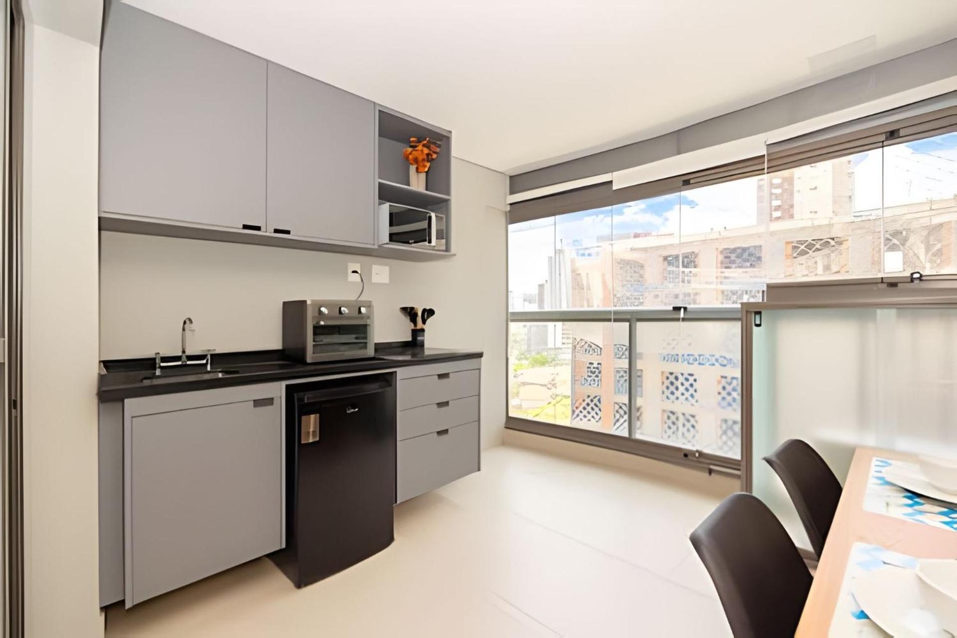 Easy Star - Belo Com Cama Queen No Coracao Do Brooklin - Sc03i Apartamento São Paulo