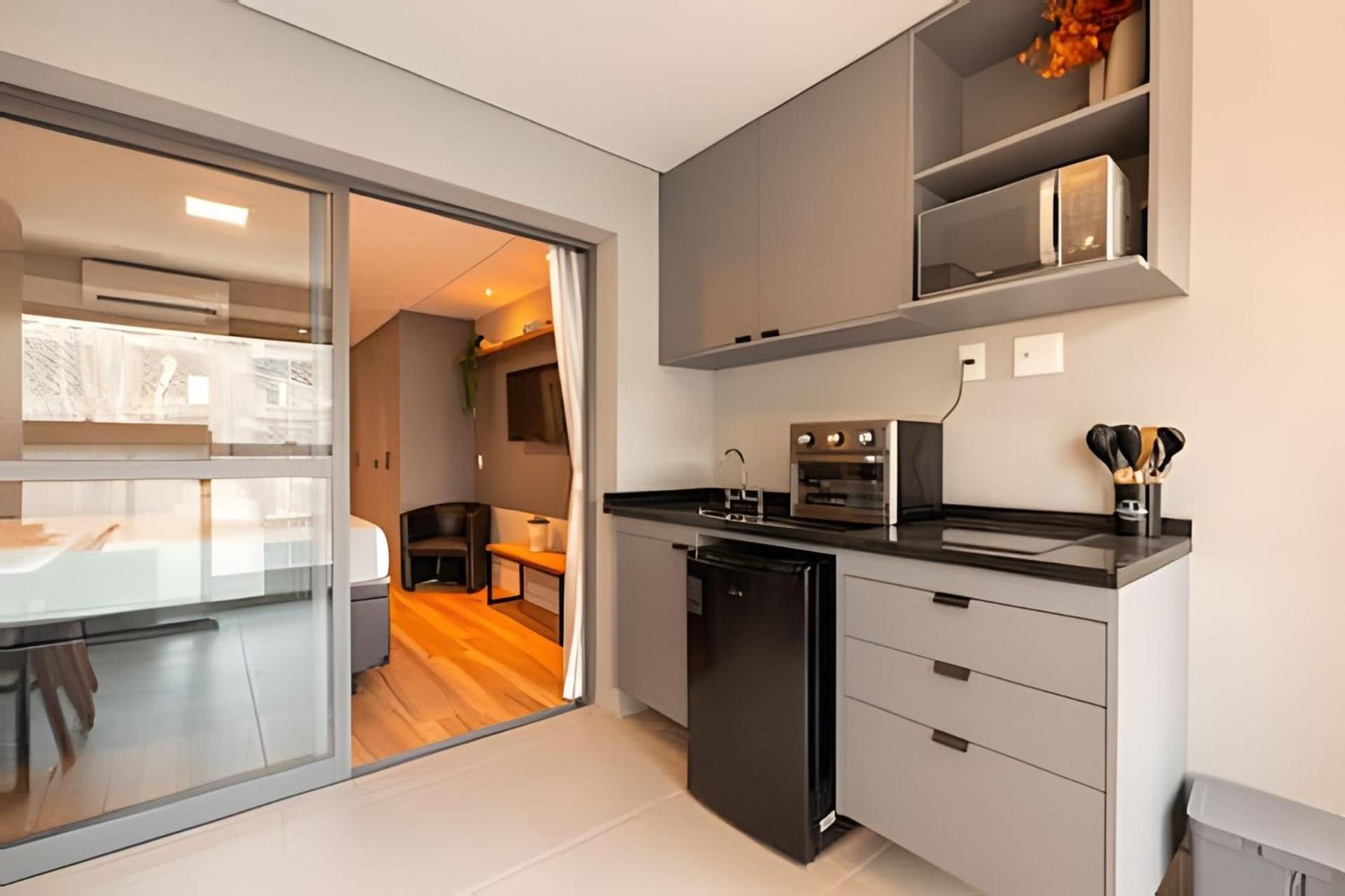 Easy Star - Belo Com Cama Queen No Coracao Do Brooklin - Sc03i Apartamento São Paulo