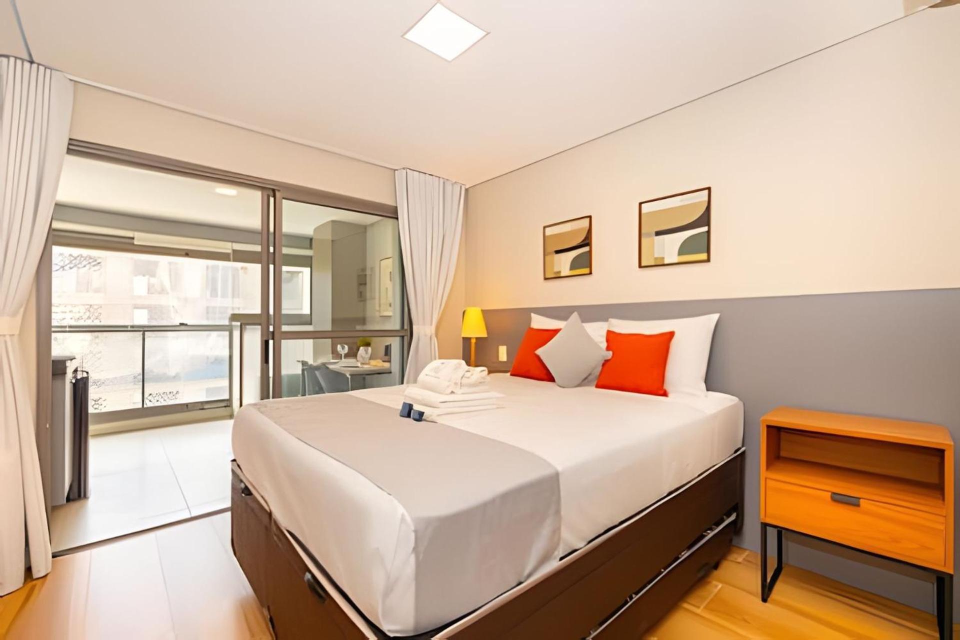 Apartamento Easy Star - Belo Com Cama Queen No Coracao Do Brooklin - Sc03i *