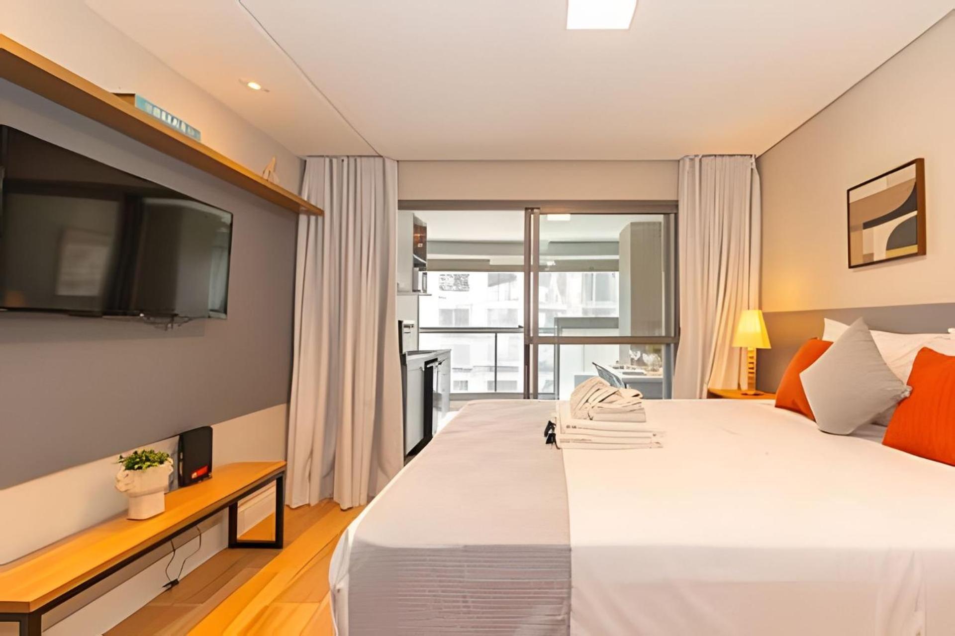 Easy Star - Belo Com Cama Queen No Coracao Do Brooklin - Sc03i São Paulo