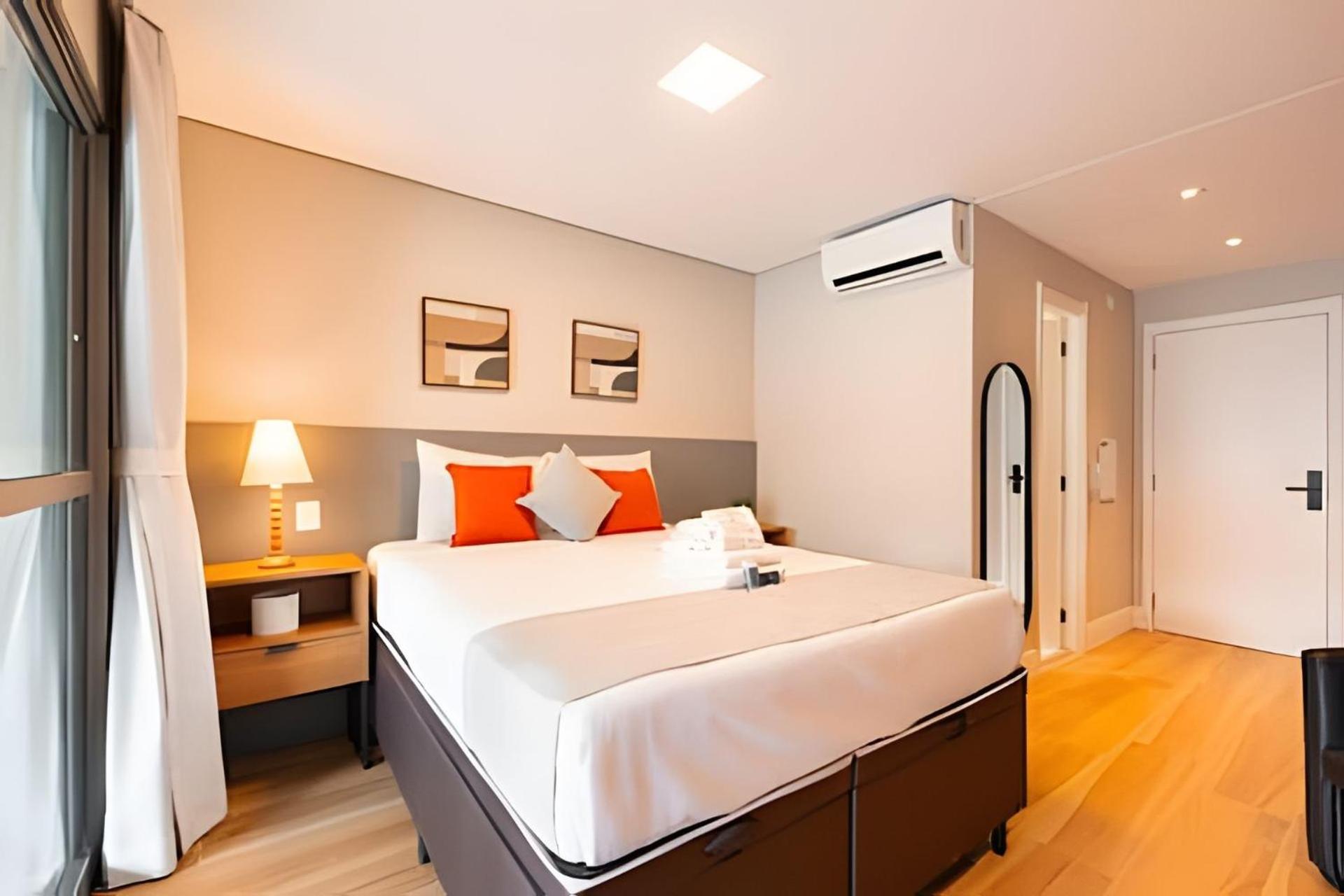 Easy Star - Belo Com Cama Queen No Coracao Do Brooklin - Sc03i Apartamento São Paulo