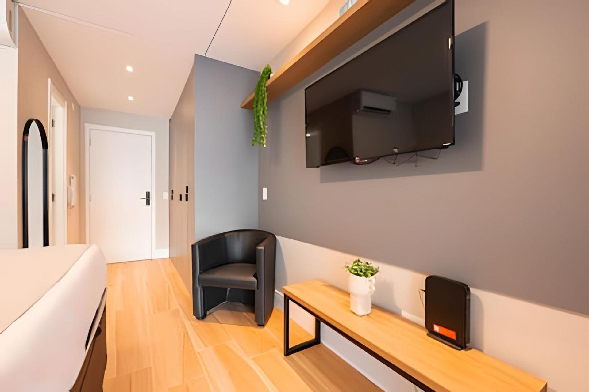 Apartamento Easy Star - Belo Com Cama Queen No Coracao Do Brooklin - Sc03i São Paulo