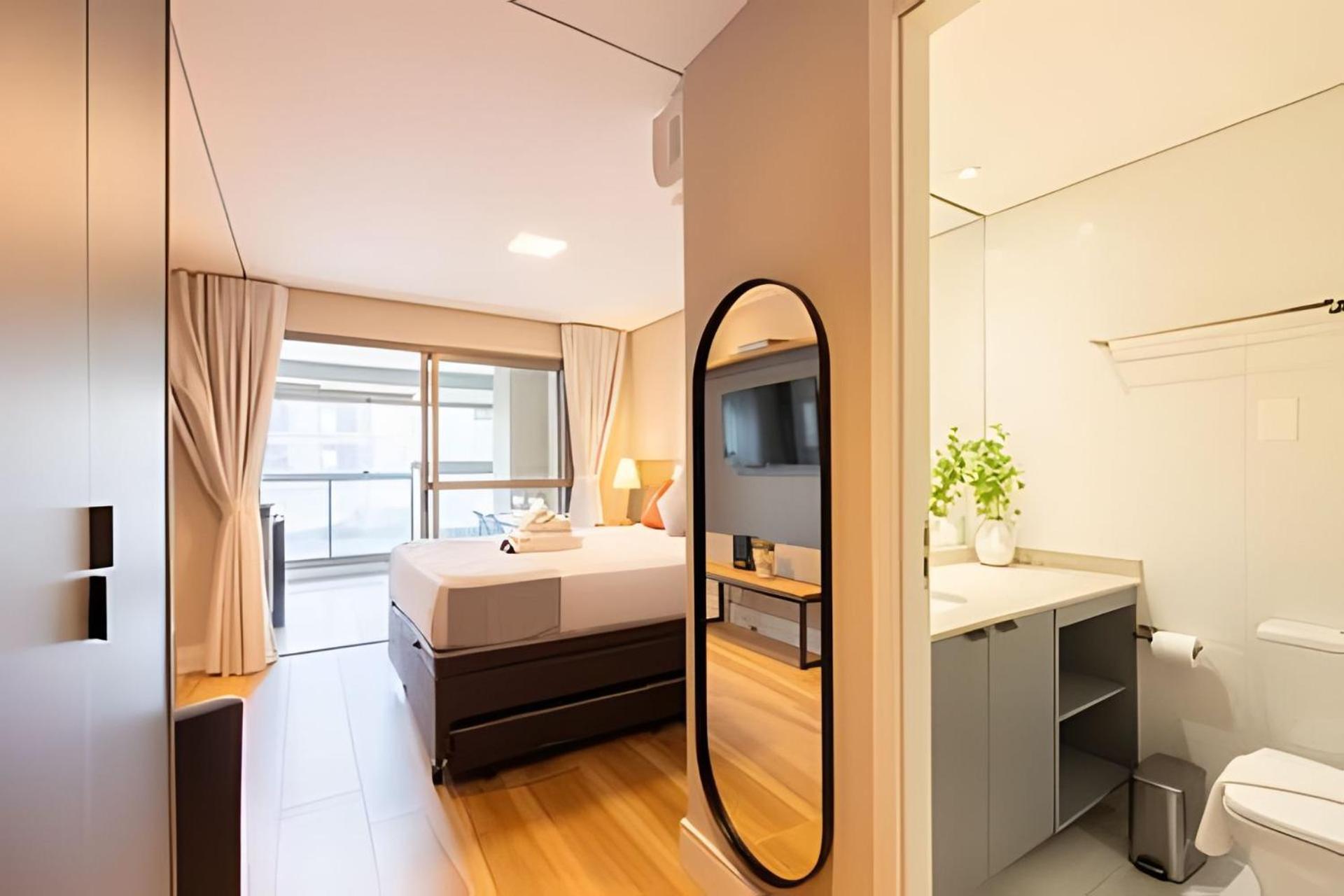 Easy Star - Belo Com Cama Queen No Coracao Do Brooklin - Sc03i * São Paulo